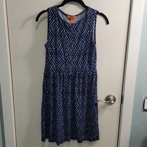 Small Joe Fresh Sleeveless Diamond Patterned Dress